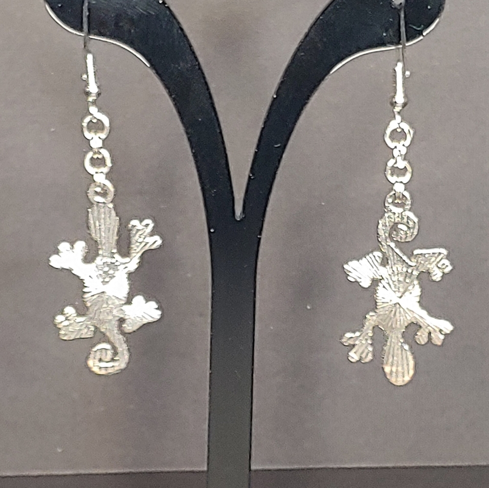 Gecko earrings - Picture 2 of 8